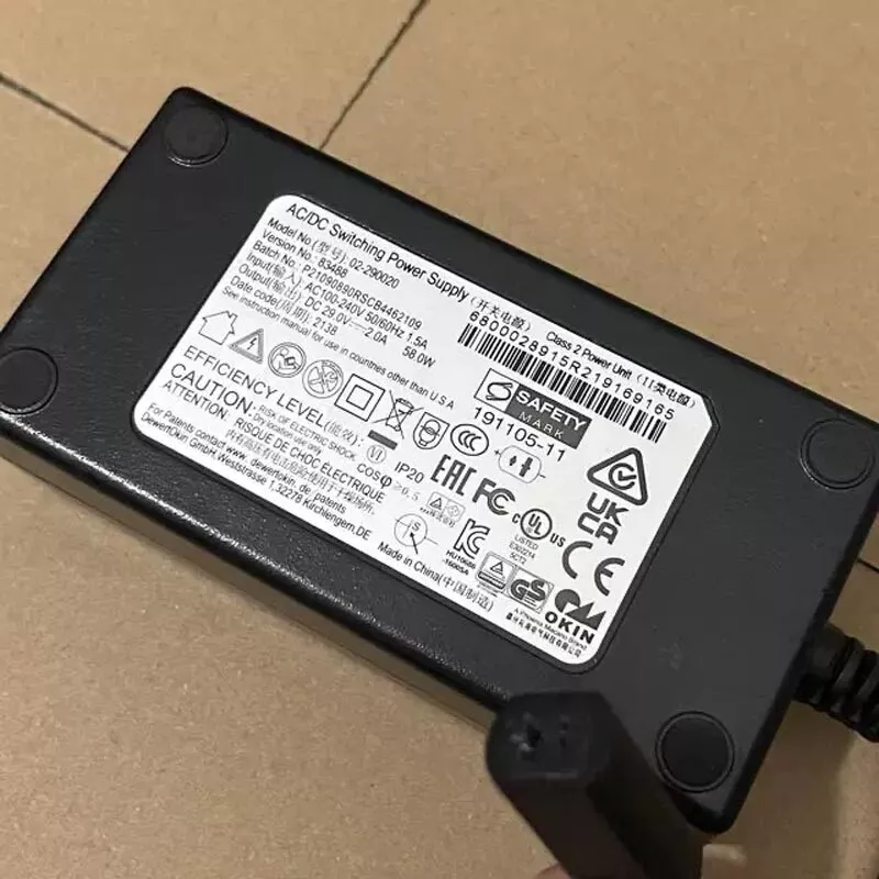 new 29V 2A AC Adapter 02-290020 for Model#SP2-A2 for Massage Chair Power Supply