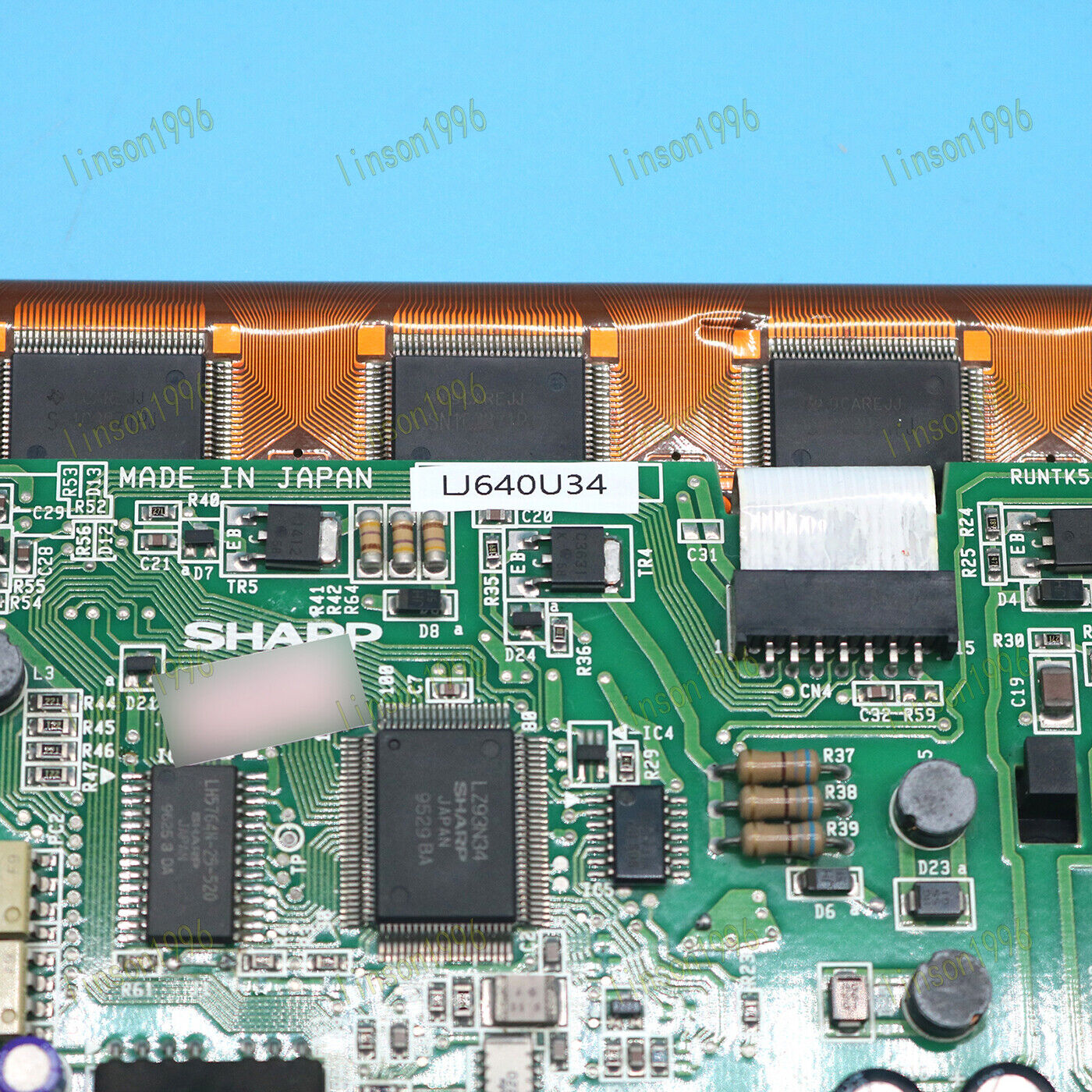 Used LJ640U34 Sharp 8.9-inch LCD Display Panel ships - SHARP