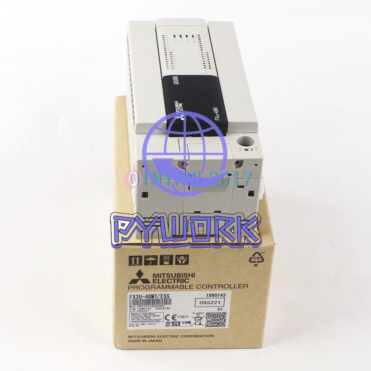 1Pcs Mitsubishi FX3U-48MT-ESS FX3U-48MT/ESS
