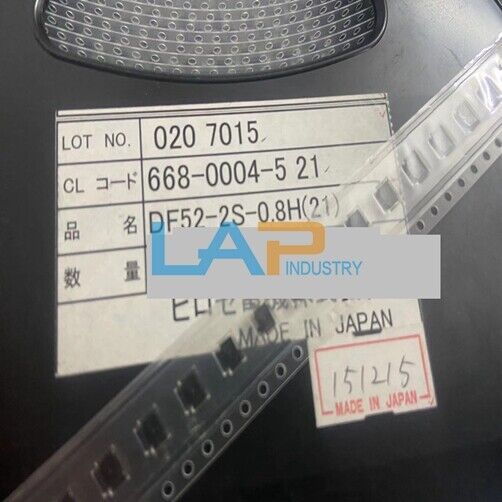 100pcs NEW HRS Connector DF52-2S-0.8H 2-Pin 0.8mm Pitch - HRS