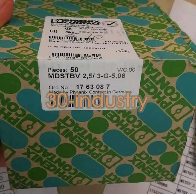 Phoenix MDSTBV2.5/3-G-5.08 Base Circuit Board Housing Connector - PHOENIX