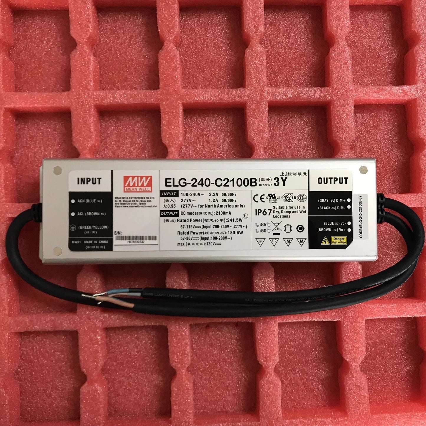 Meanwell ELG-240-C2100B-3Y Switching Power Supply