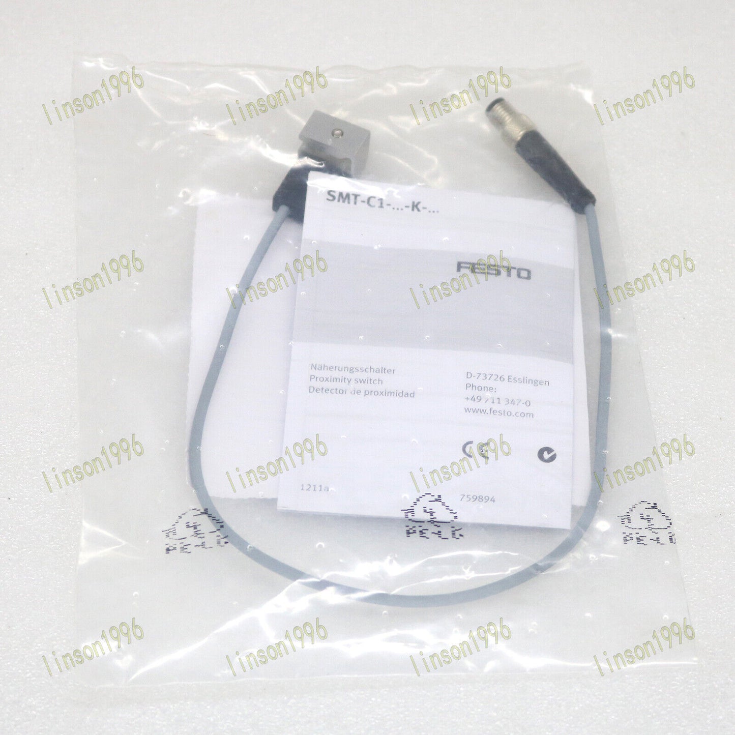 Festo Proximity Switch SMT-C1-PS-24V-K-0.3-M8D - FESTO