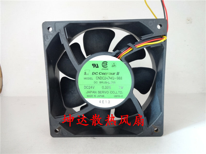1pcs SERVO CNDC24B4Q-988 12038 24V 0.32A 12CM inverter fan