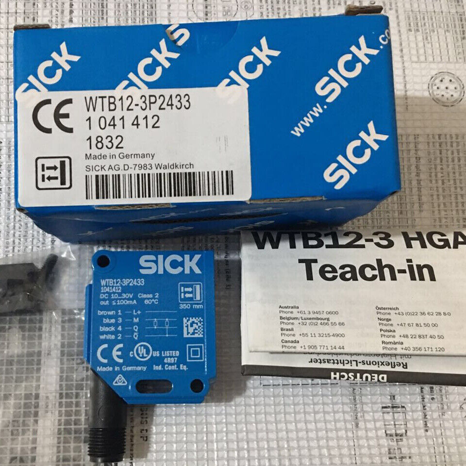 ONE SICK Photoelectric Sensors WTB12-3P2433 ONE YEAR - ONE SICK