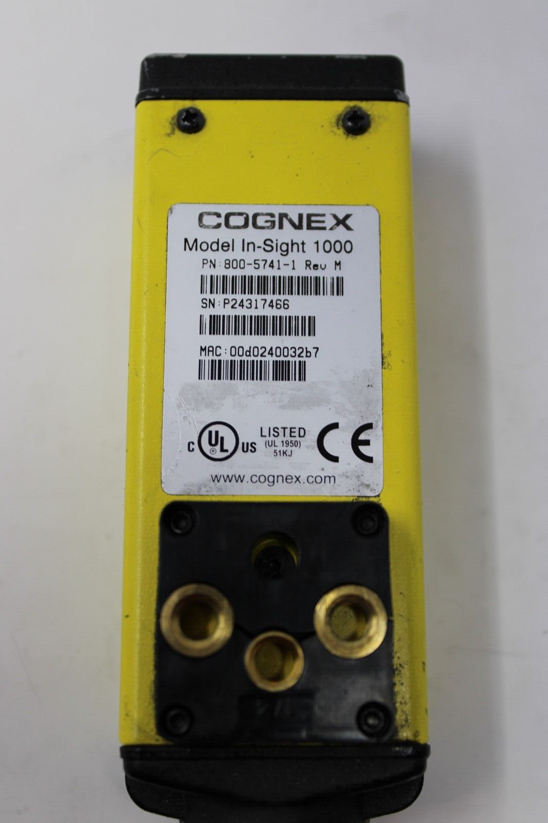 used Cognex In-sight 1000 800-5741-1 Rev M - COGNEX
