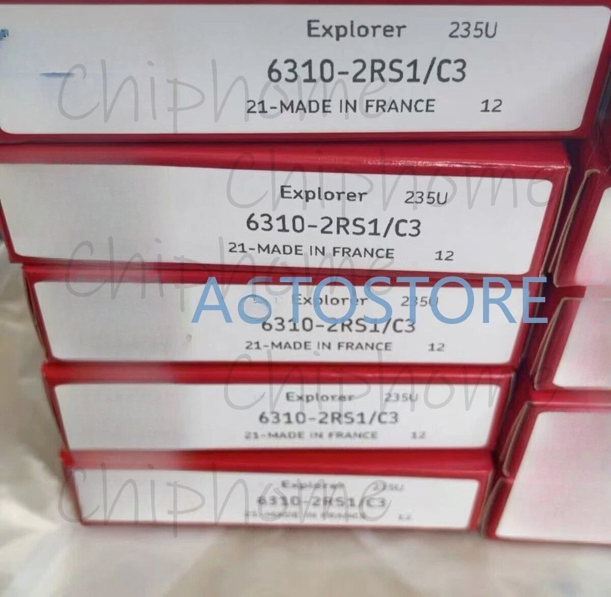 1PC 6310-2RS1/C3 single row deep groove ball bearing
