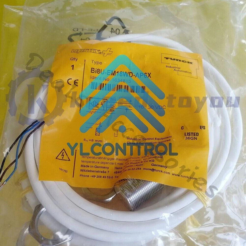 Turck BI8U-EM18WD-AP6X Proximity Switch Sensor BI8UEM18WDAP6X (1PCS)
