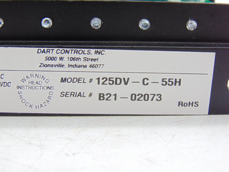 DART CONTROLS 125DV-C-55H Process Controller for Industrial Use - DART CONTROLS