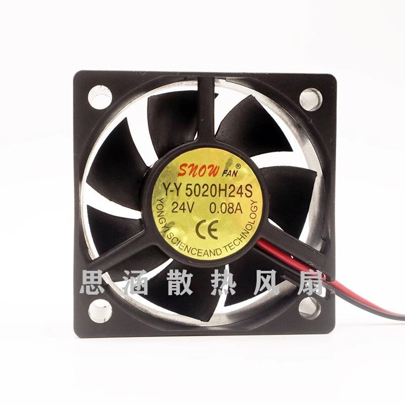 SNOWFAN Y-Y 5020H24S 24V 0.08A 5CM 5020 Inverter Cooling Fan