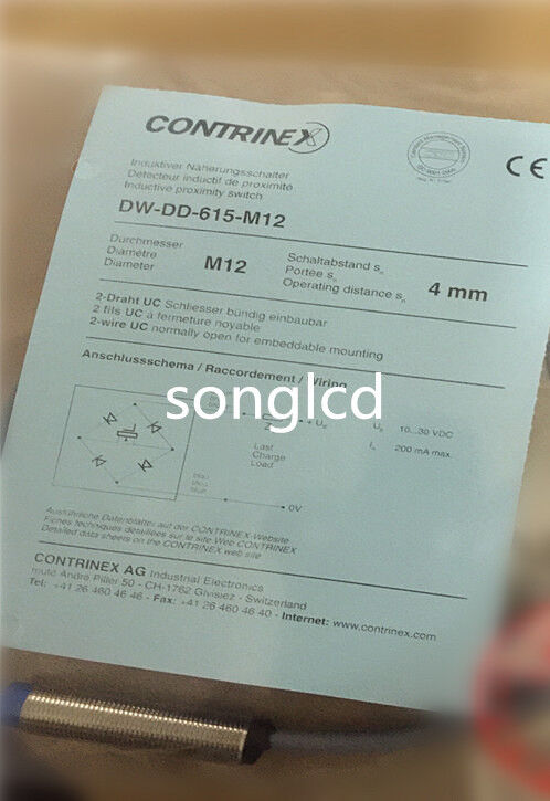 Contrinex DW-DD-615-M12 Proximity Switch - High Precision Sensor - CONTRINEX
