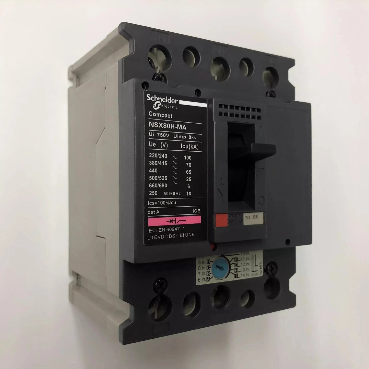 1PCS for NSX80H-MA80 3P 80A LV428100 Air Switch Moulded Case Circuit Breaker