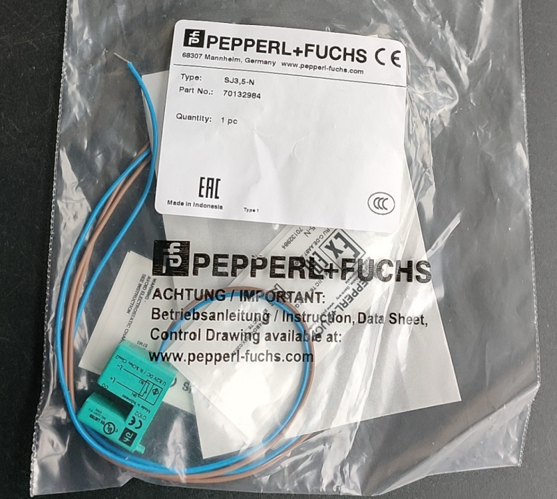 Pepperl+Fuchs SJ3.5-N Inductive Sensor - PEPPERL+FUCHS