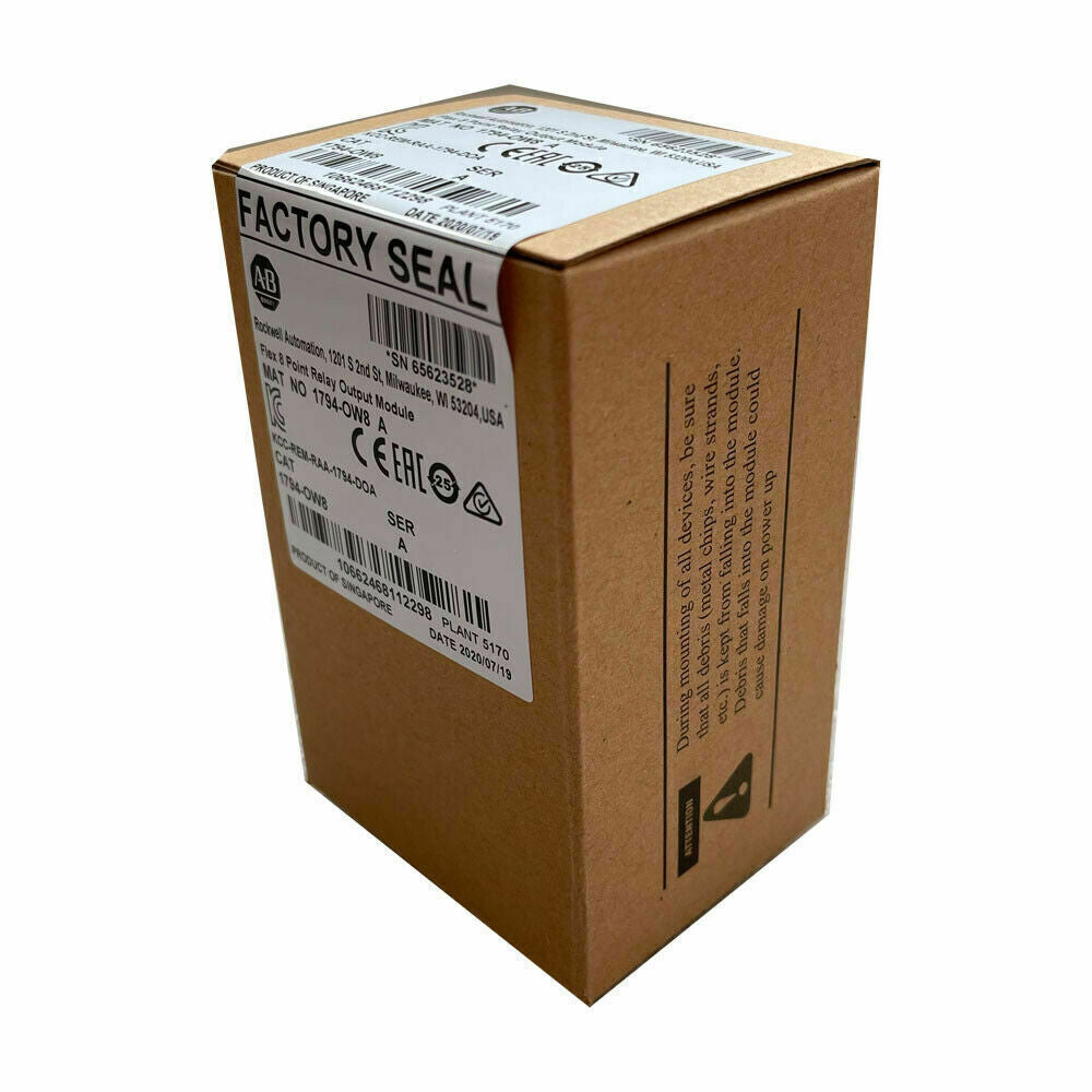 New Factory Sealed AB SER A Flex 8 Point Relay Output Module 1794OW8 - NEW FACTORY SEALED AB