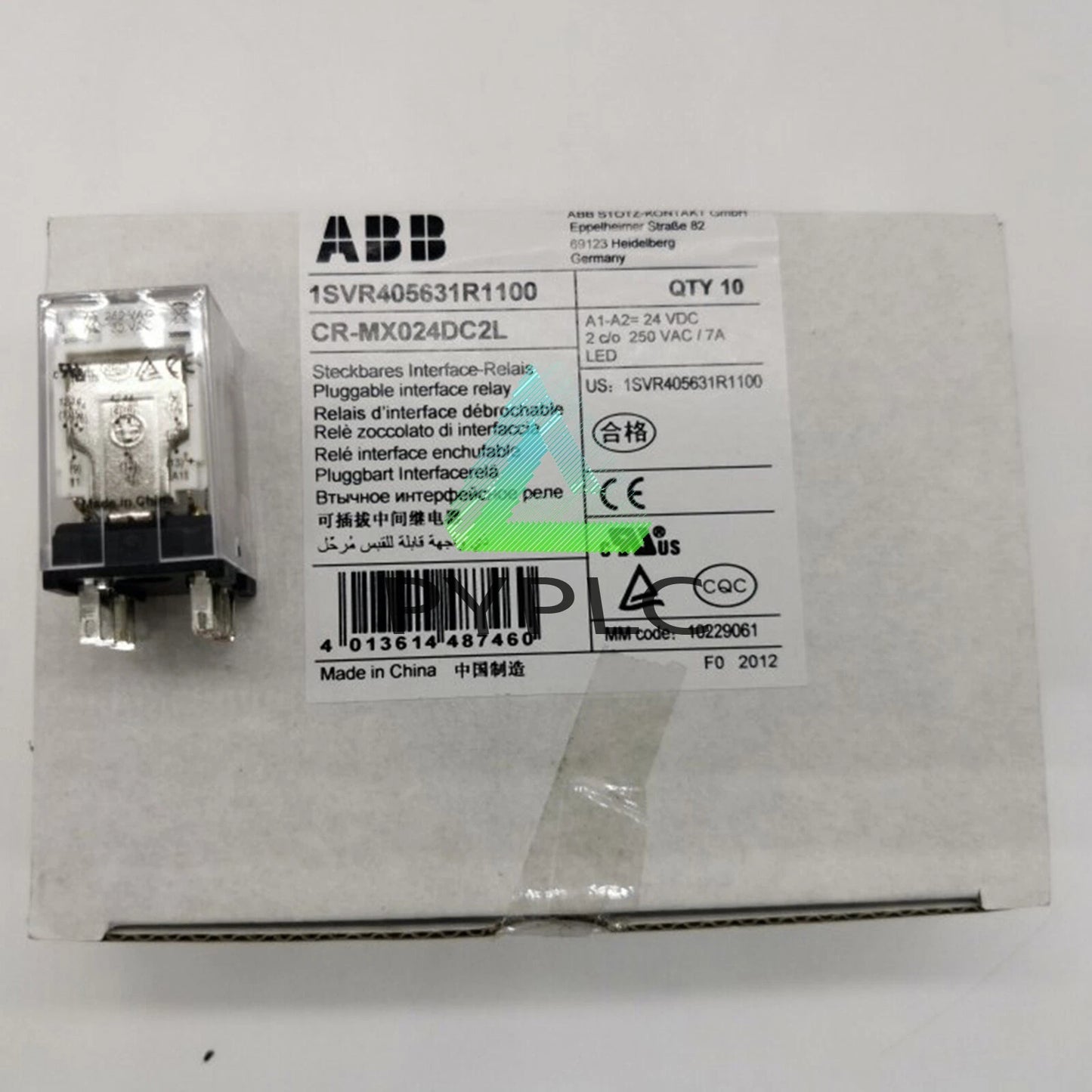 10Pcs abb CR-MX024DC2L RELAY MODULE in box Fast Delivery