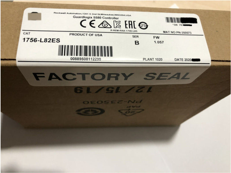 GuardLogix Logix 5580 Controller 5MB AB 1756-L82ES - GUARDLOGIX