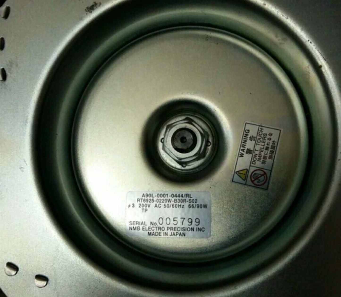 new FANUC A90L-0001-0444/RL PROGRAMMABLE SPINDLE MOTOR FAN REPLACEMENT - FANUC