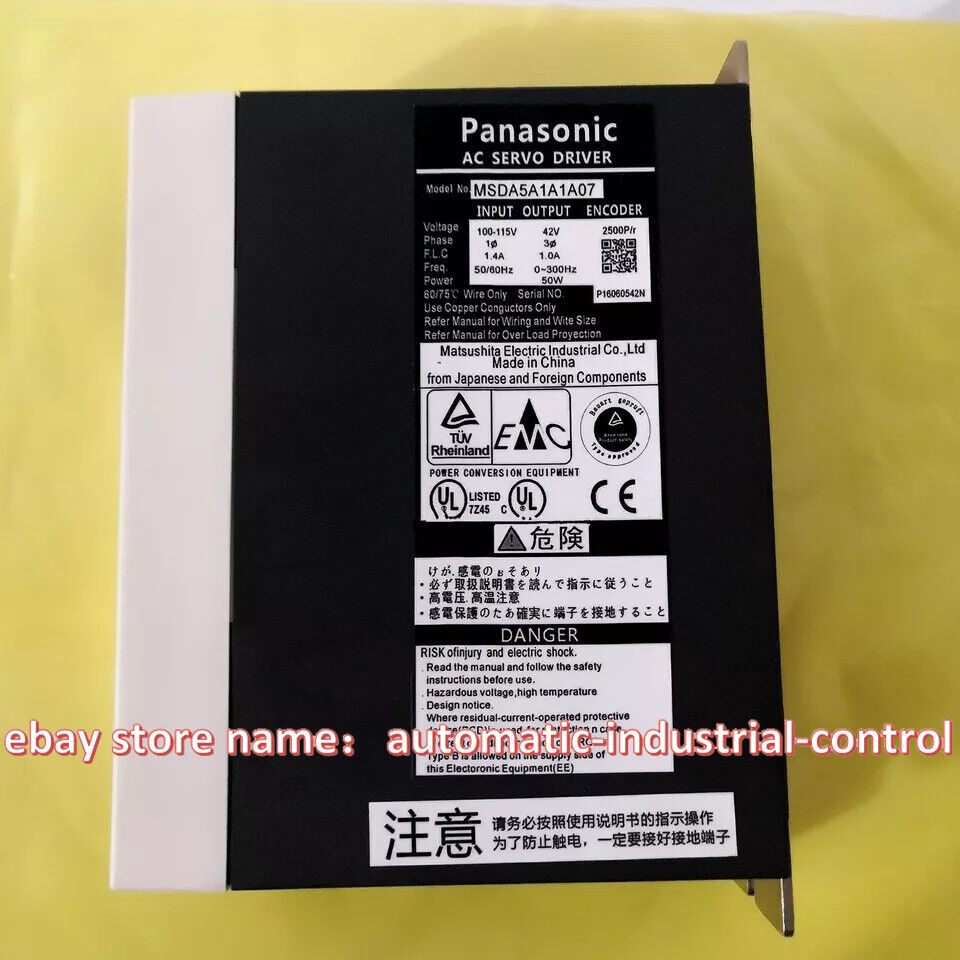new 5522 Panasonic AC Servo Driver MSDA5A1A1A07