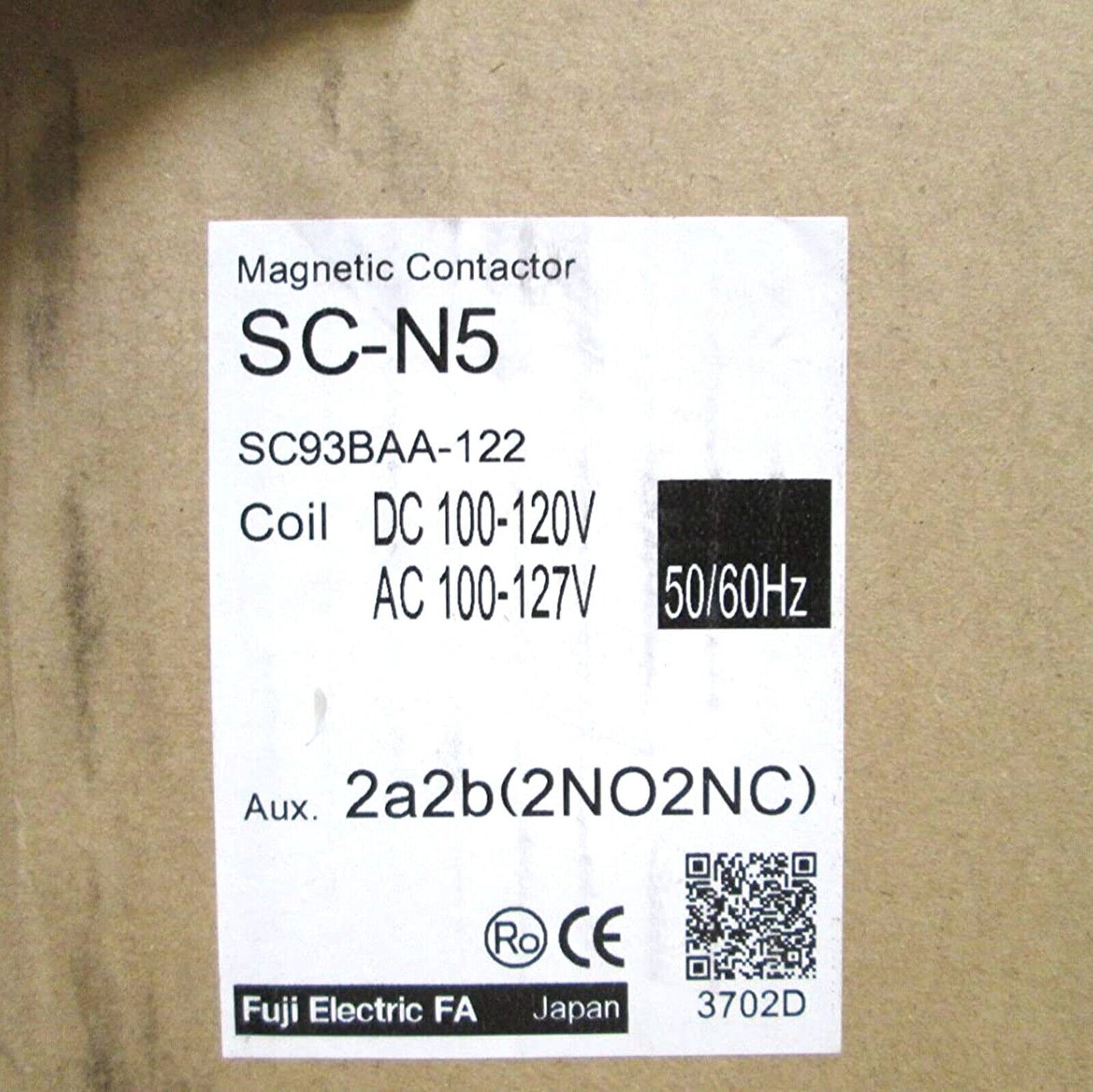 new FUJI SC-N5(93) Magnetic Contactor (110V) - FUJI
