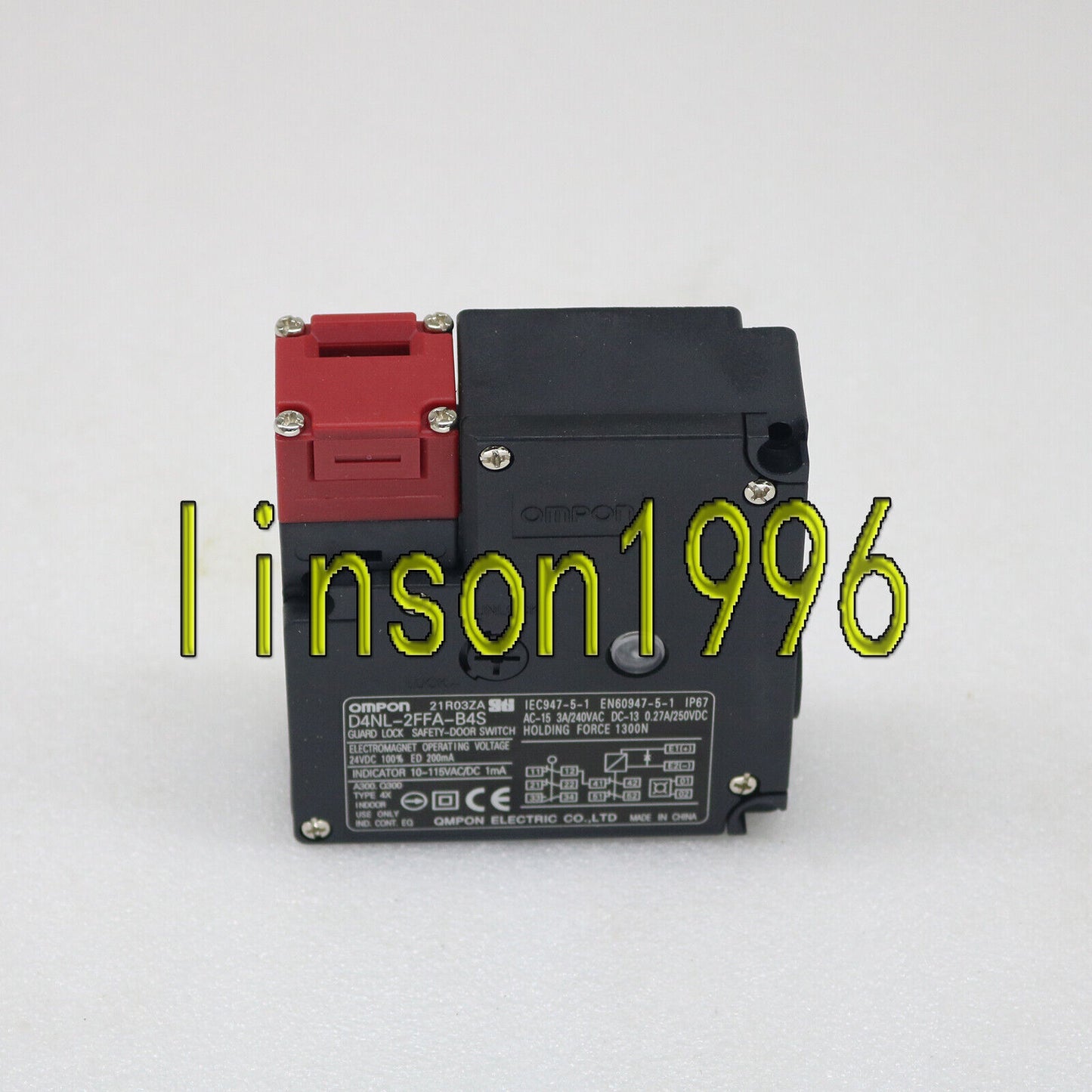 Omron Guard Lock Safety Door Switch D4NL-2FFA-B4S - OMRON