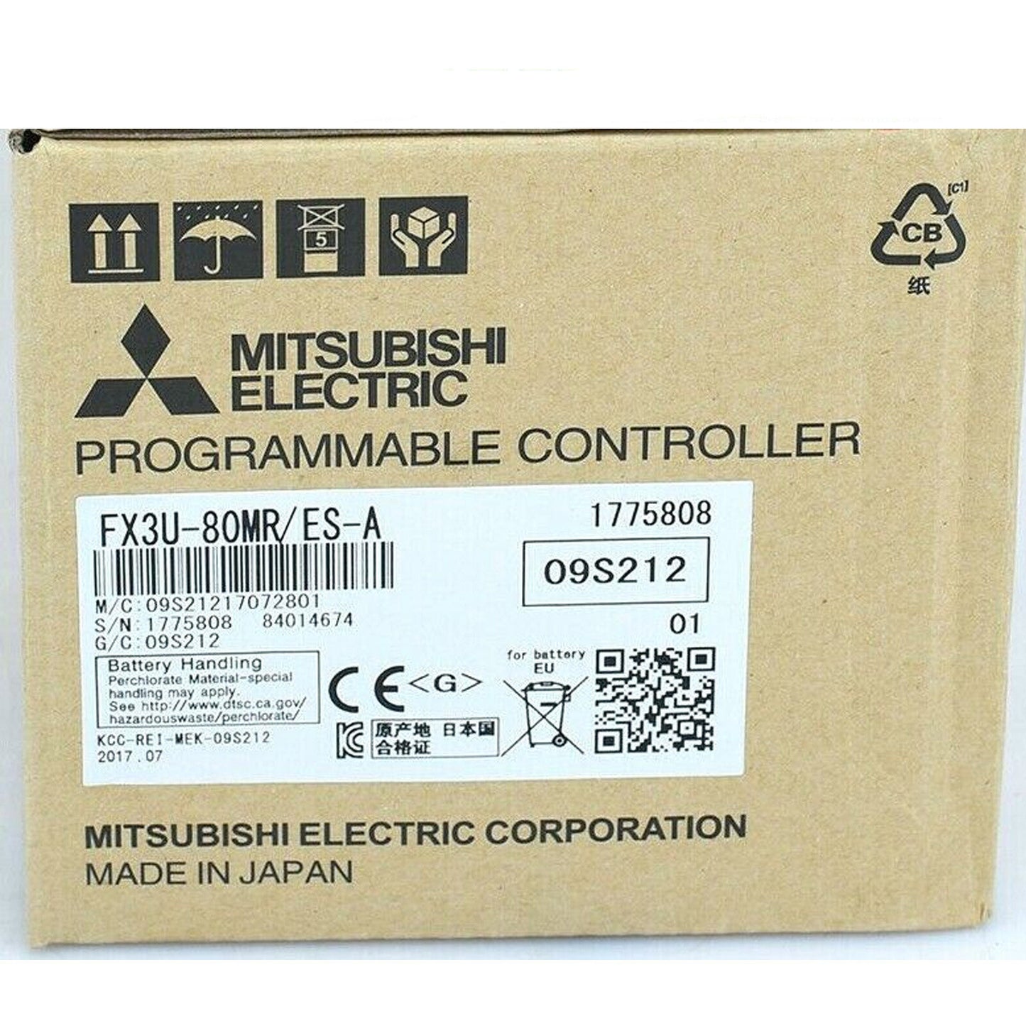 MITSUBISHI FX3U-80MR/ES-A PLC MODULE