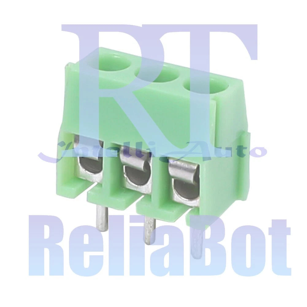 10Pcs KF350-3P 3.5mm Pitch 3 pin Straight Pin PCB Screw Terminal Blocks -