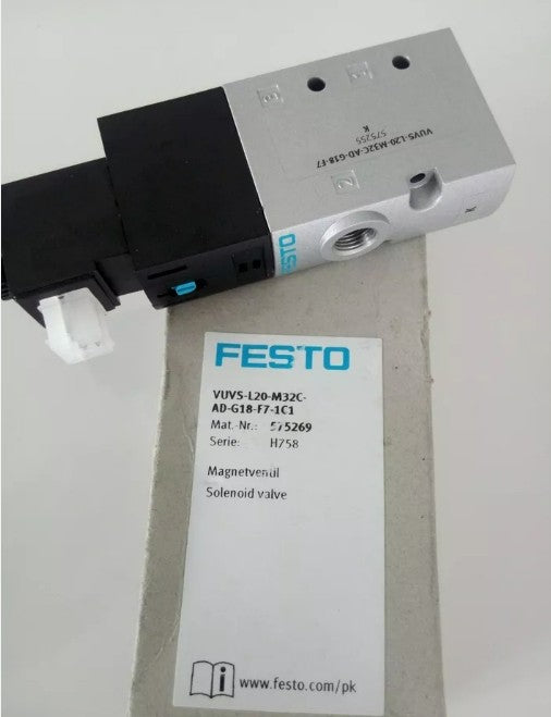 1pcs Festo VUVS-L20-M32C-AD-G18-F7-1C1 575269 575255 Air Solenoid Valve