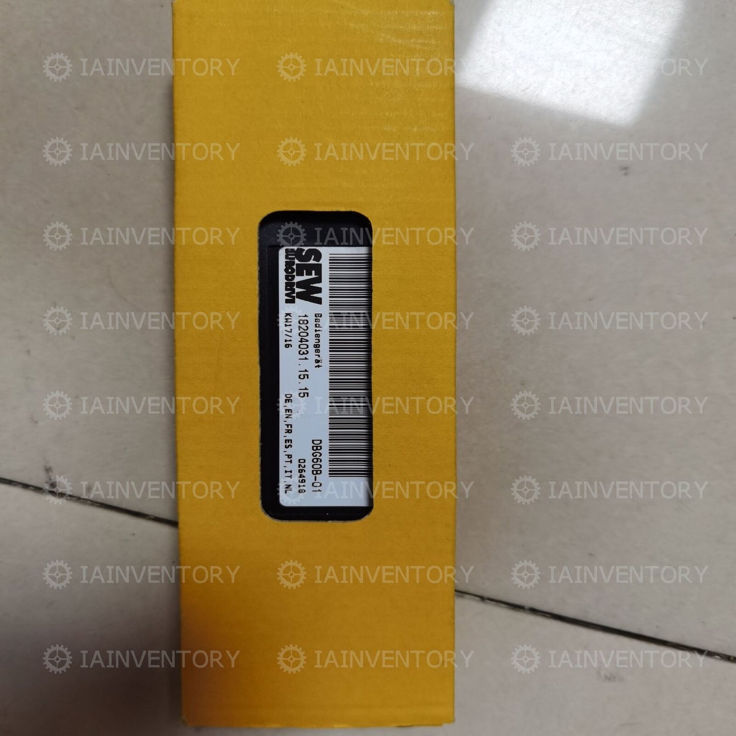 SEW Eurodrive DBG60B-01 Control Unit Keypad - New In Box - SEW EURODRIVE