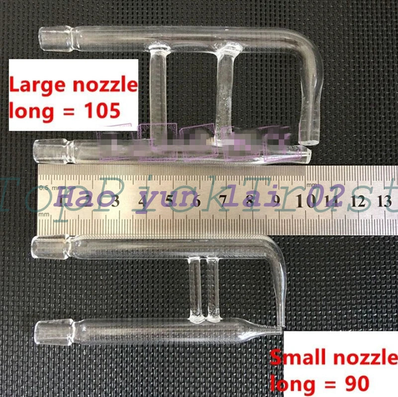 1PC Salt Mist Testing machine Salt Spray Test Nozzle Glass Nozzle 105*50/90*38