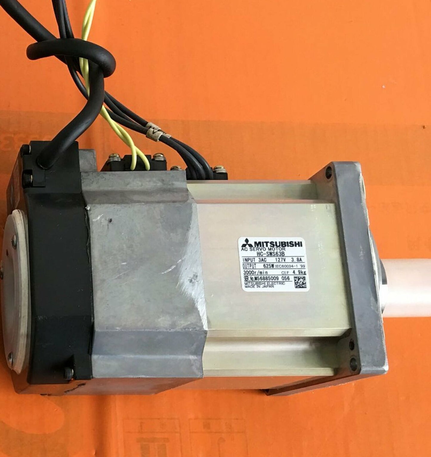 used Mitsubishi empty axis servo motor HC-SWS63B - MITSUBISHI