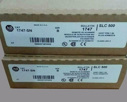 New Factory Sealed AB 1747SN SLC 500 Remote Scanner Module for High Precision Scanning - NEW FACTORY SEALED