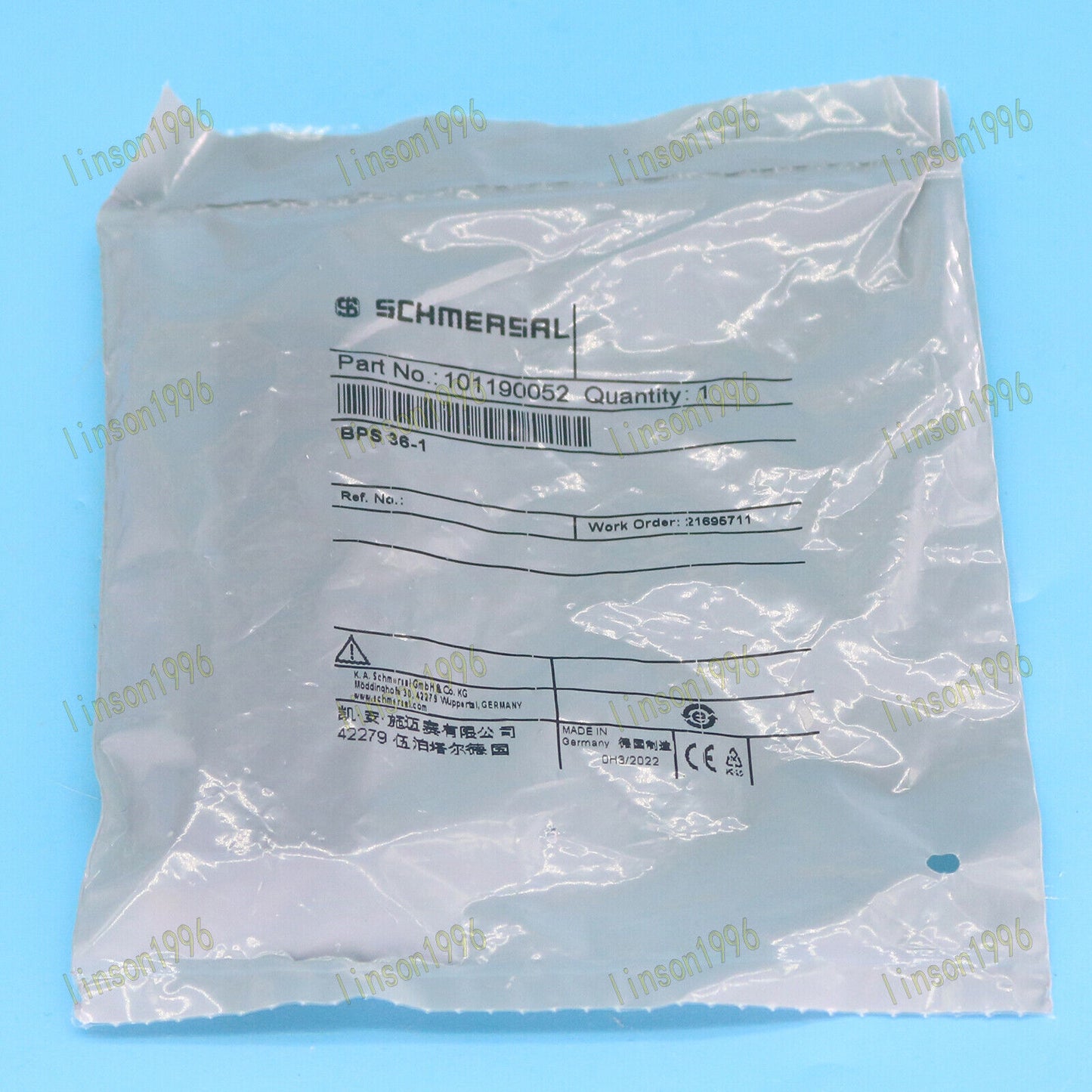 Schmersal BPS 36 Safety Sensor Fast Delivery - SCHMERSAL