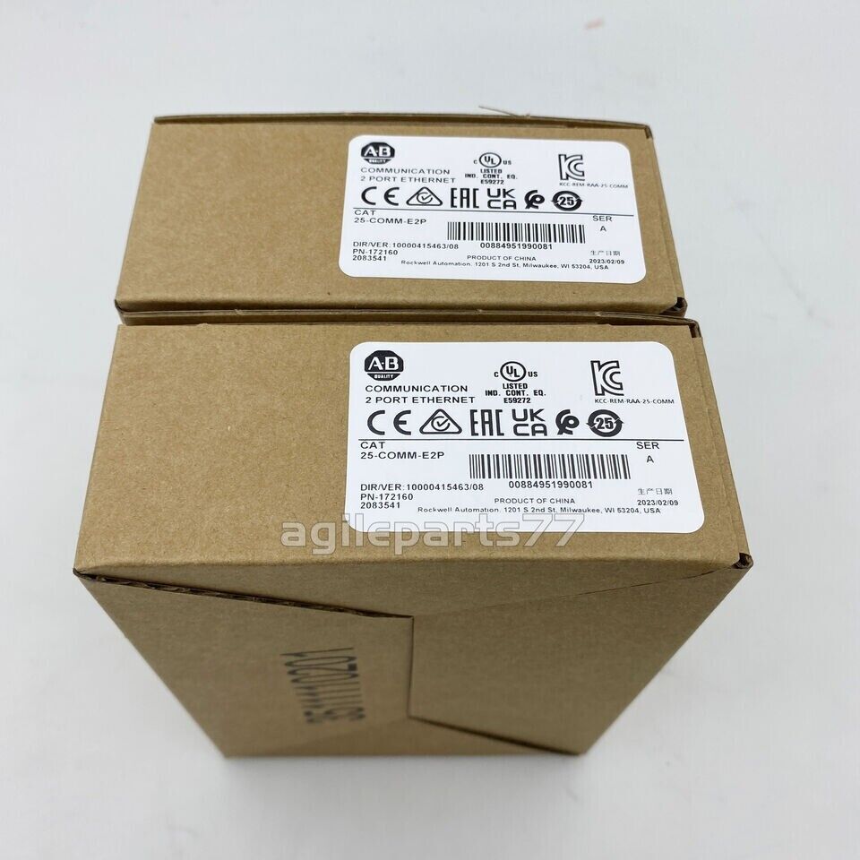 PowerFlex 520 Dual Port Ethernet Adapter New Factory Sealed - AB