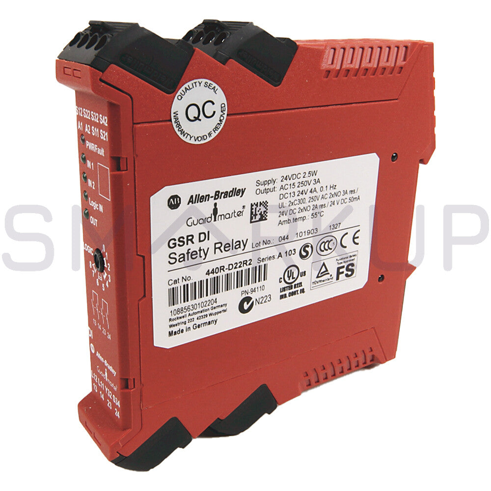 new In Box ALLEN BRADLEY 440R-D22R2 GSR DI Safety Relay