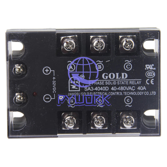 GOLD SA3-4040D 3-Phase Solid State Relay 40A 480VAC