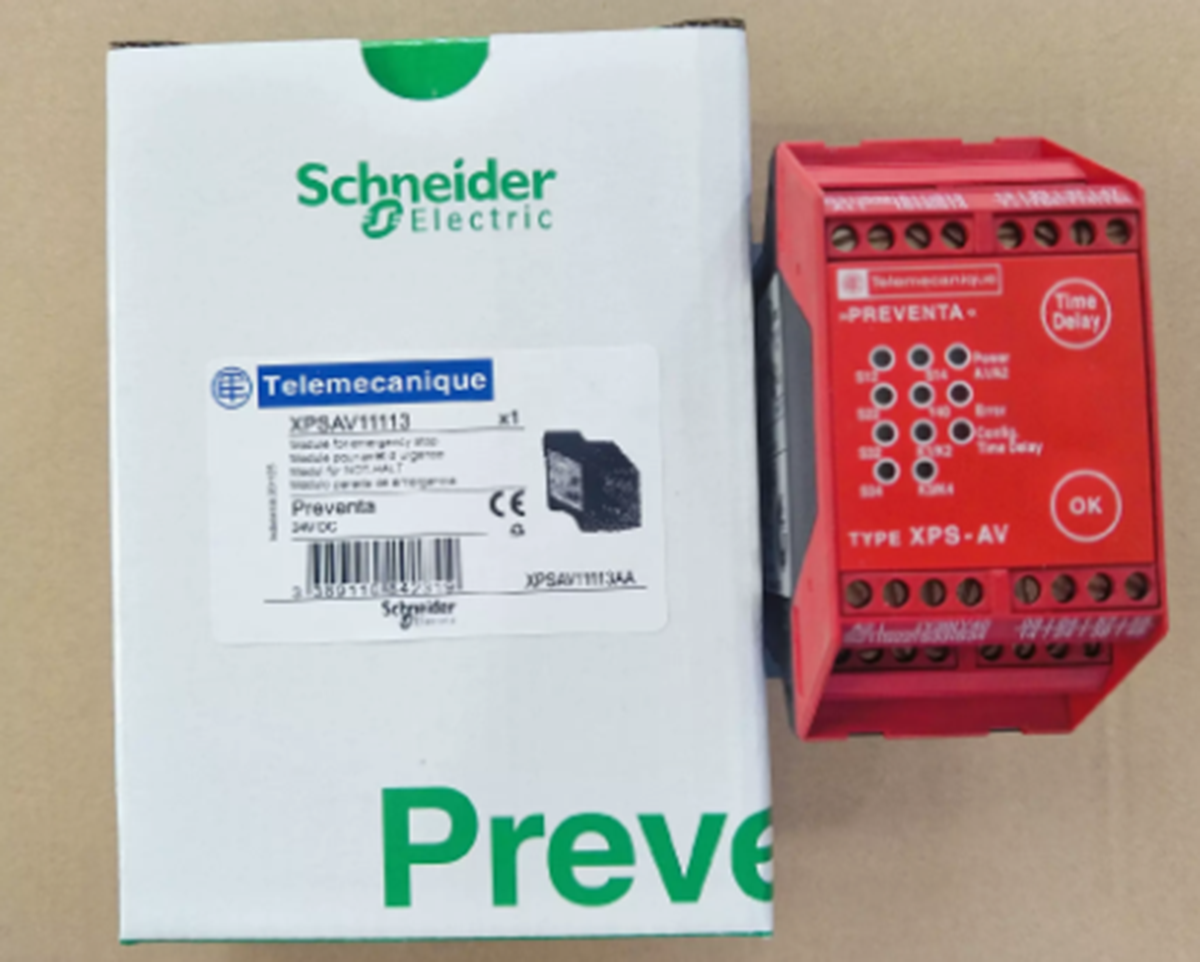 SCHNEIDER XPS-AV11113 Safety Relay - SCHNEIDER