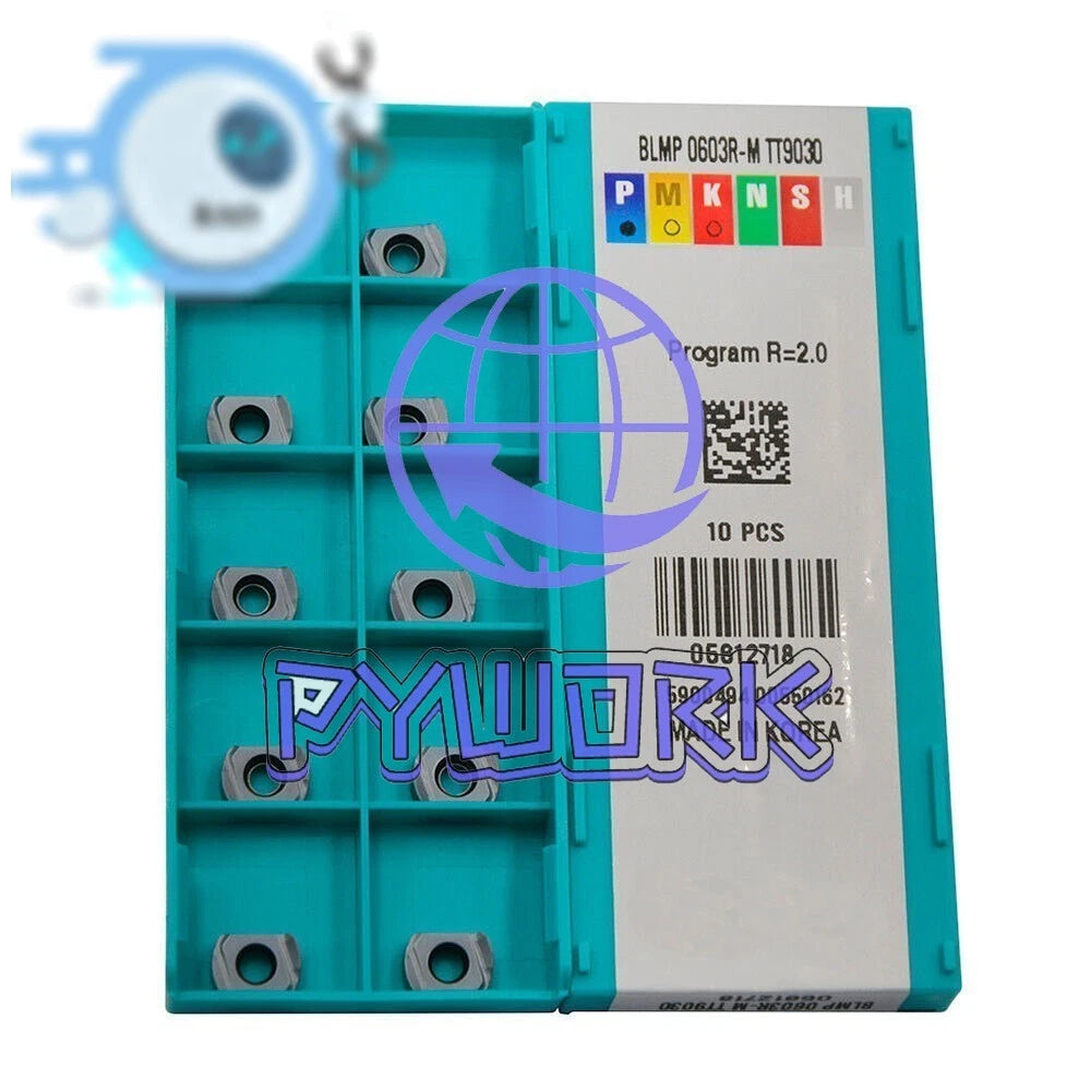 10pcs BLMP0603R-M TT9030 CNC Carbide Milling inserts Cutter inserts BLMP0603