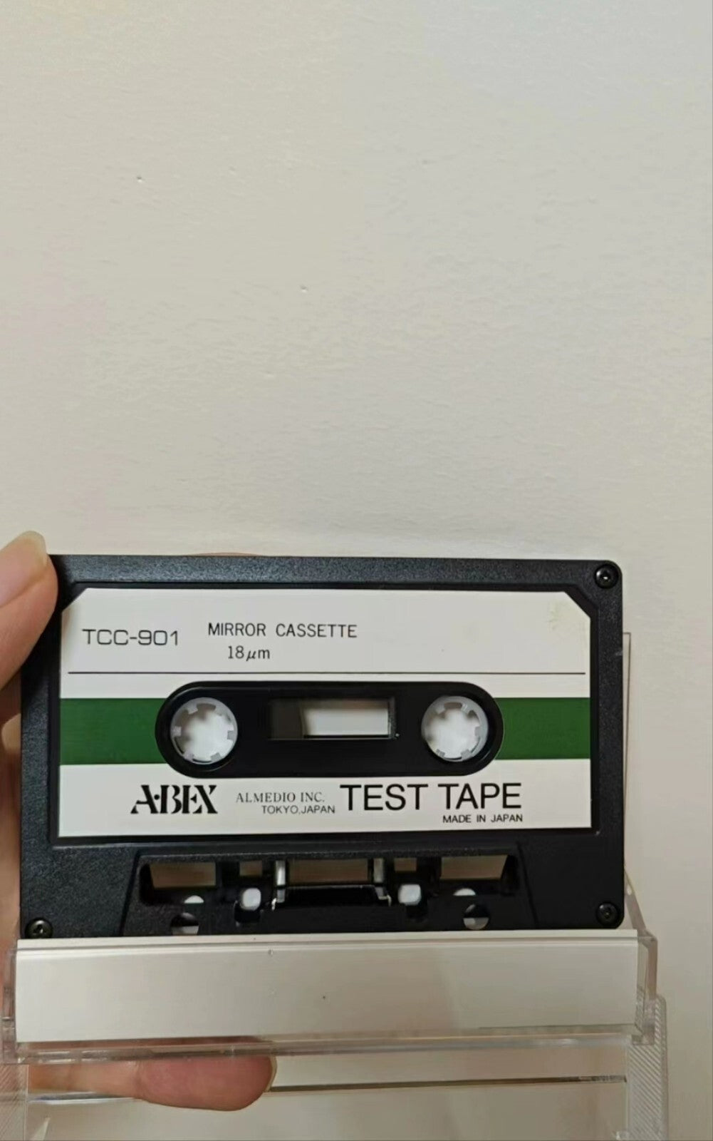 ABEX TCC-901 Mirror CASSETTE 18um TEST TAPE
