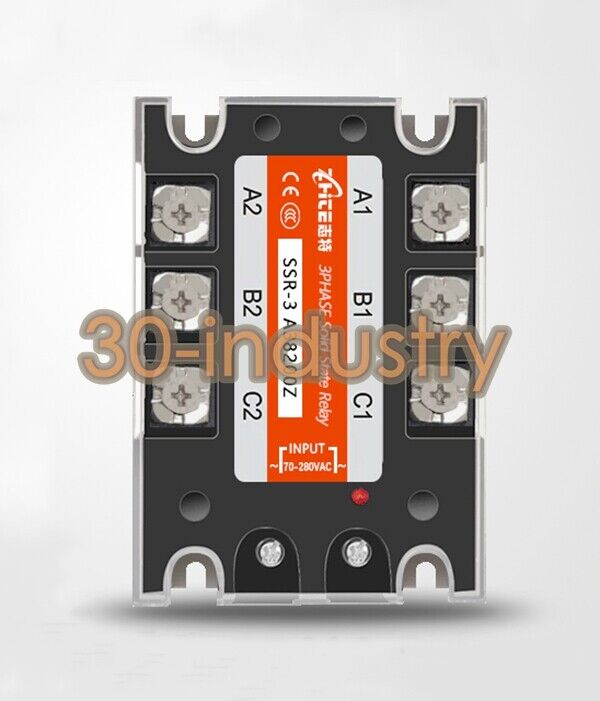 Three-phase Solid State Relay SSR-3, 200A 380VAC - Reliable Performance - KOEED