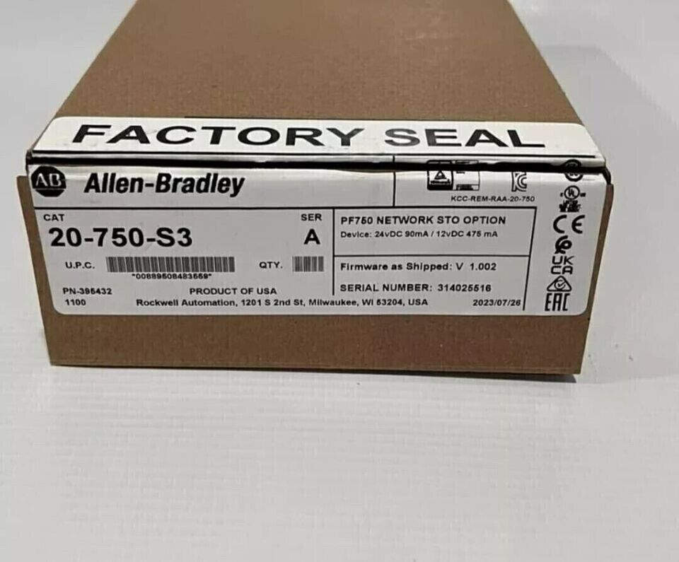 New AB 20-750-S3 SER A Network Safe Torque Module PowerFlex 750 - POWERFLEX