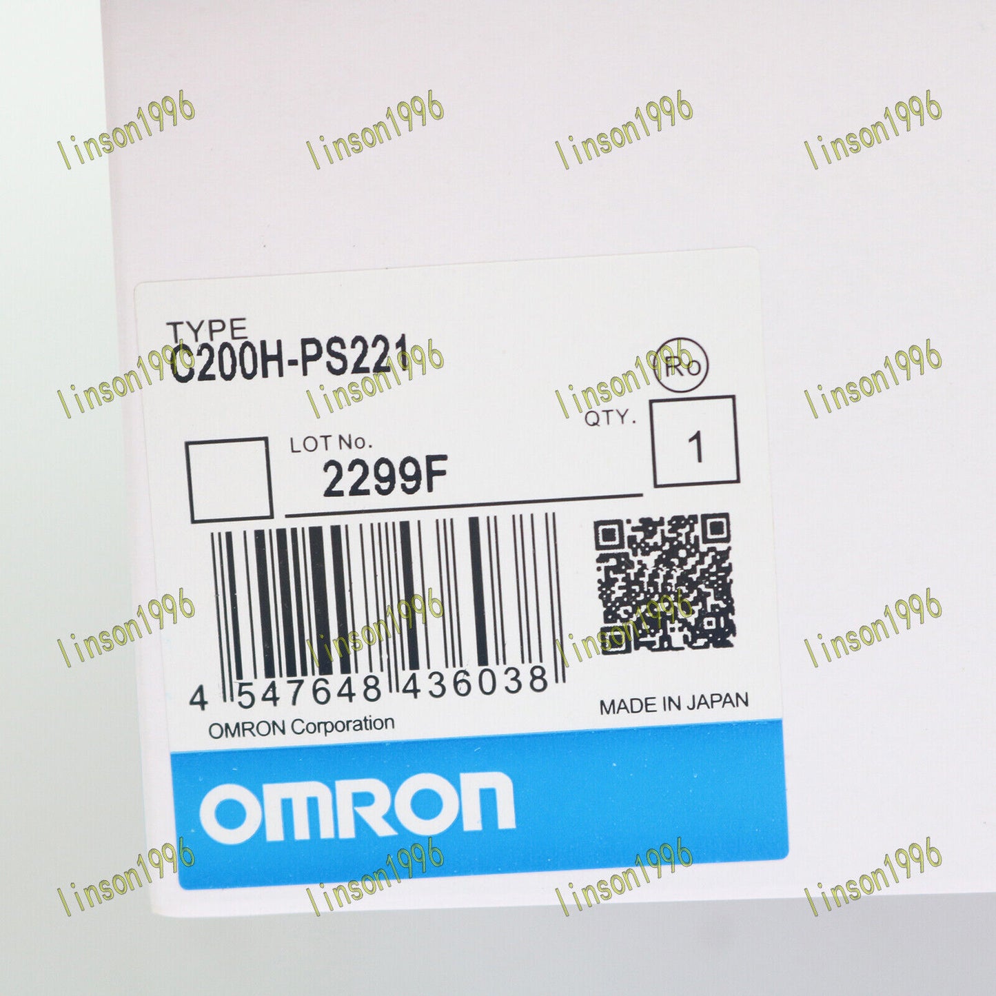 Omron C200HPS221 PLC Power Supply Unit Controller 120VAC - OMRON