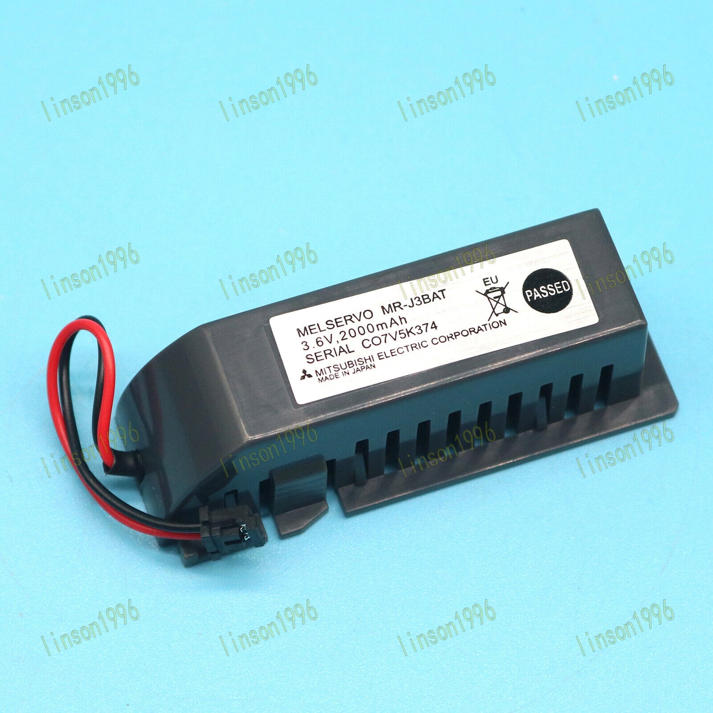 20PC MR-J3BAT 3.6V 2000mAh PLC Battery With Plug - KOEED