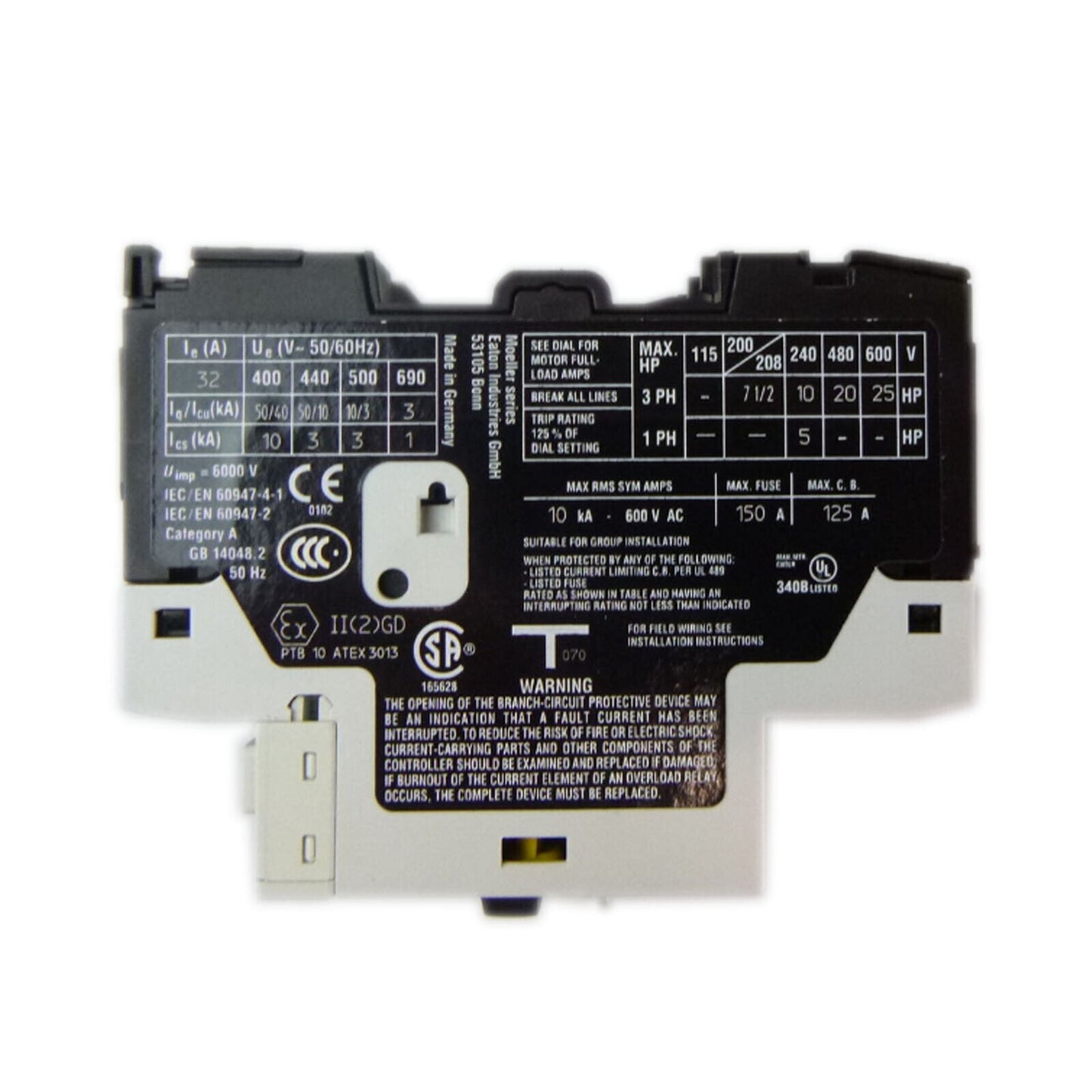 1PCS Eaton Moeller PKZM032 Circuit Breaker 25-32A - EATON MOELLER