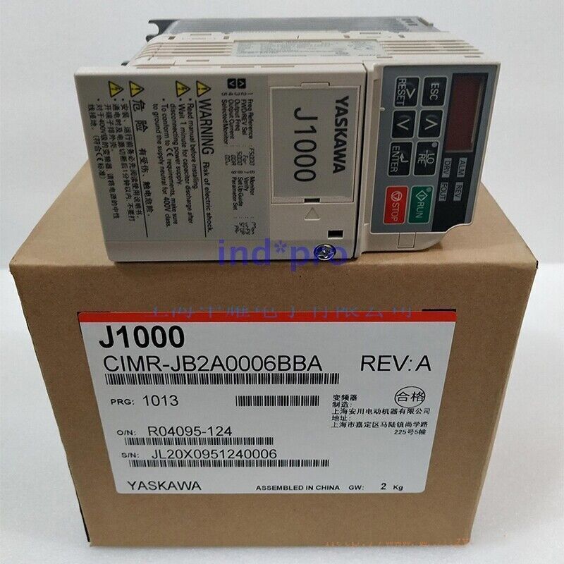 new One Yaskawa CIMR-JB2A0006BBA Inverter CIMRJB2A0006BBA ping - YASKAWA