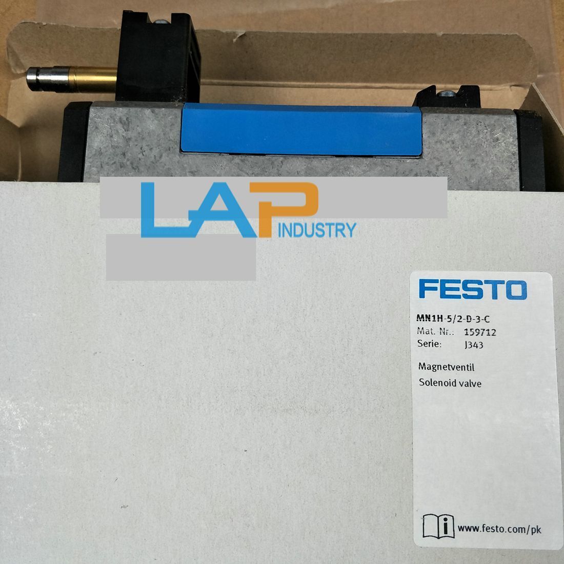 FESTO MN1H-5/2-D-3-C Electromagnetic Valve - 1 Piece - FESTO