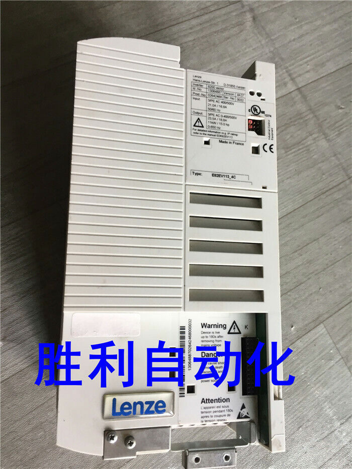used Lenze INVERTER E82EV113K4C E82EV113-4C refurbished PING - LENZE