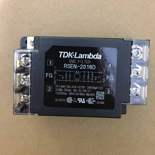 new 1pcs TDK Lambda RSEN-2016D 16A Ultra-thin EMC Single-phase Power Filter Rail - TDK