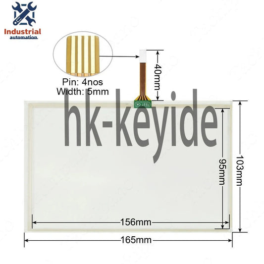 Touch Screen Panel Glass for Beijer X2 Control 7 - B2 7-B2 Control7-B2 + Overlay