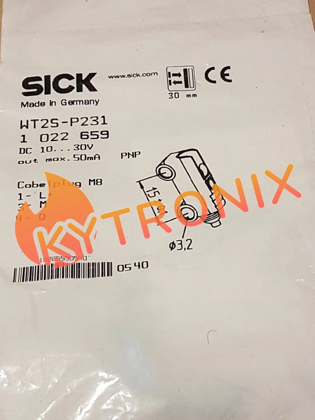 1Pcs SICK 1022659 WT2S-P231 Photoelectric switch