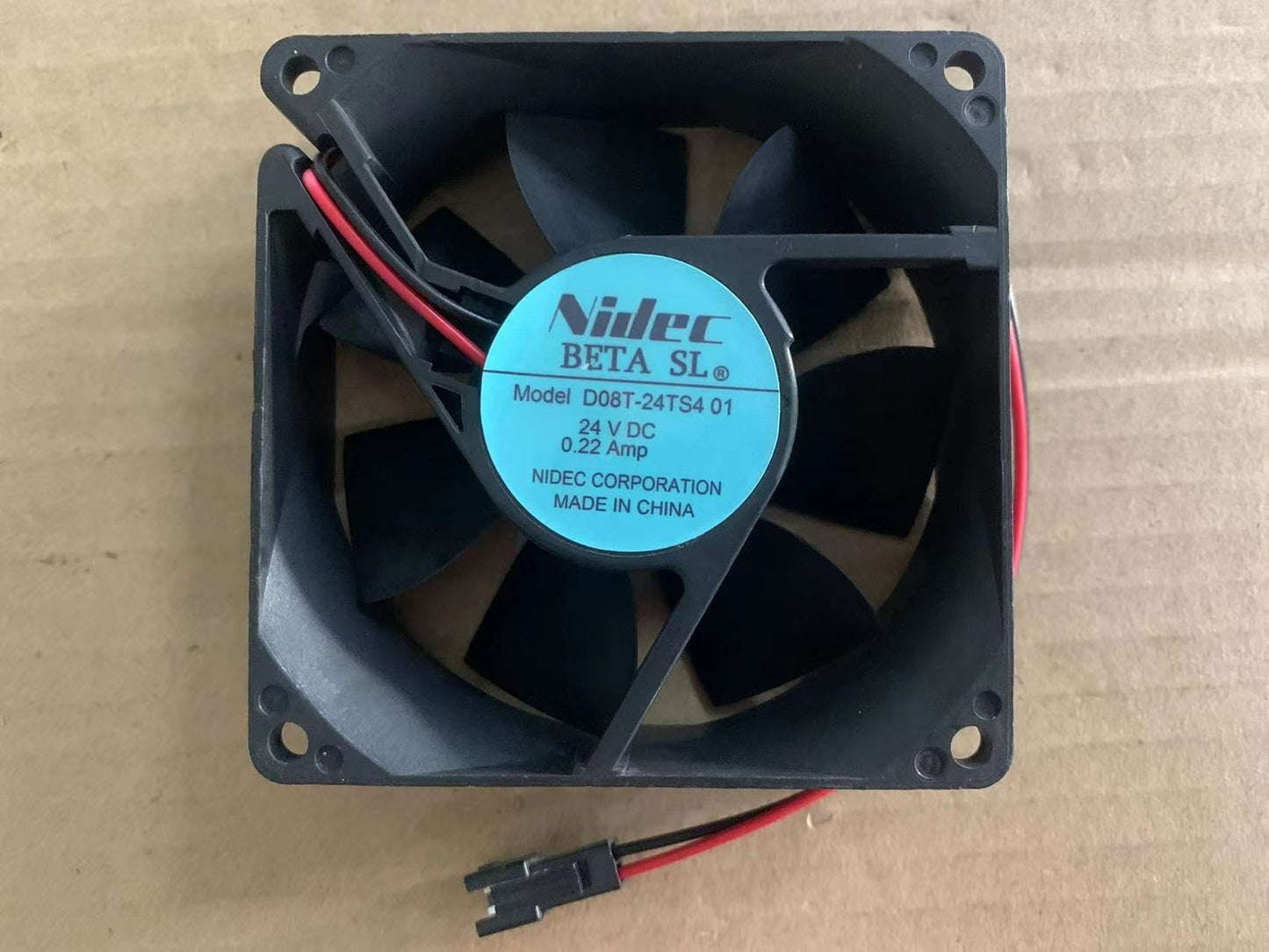 new Nidec BETASL 24V Inverter Cooling Fan D08T-24TS4 0.22A 8CM 8025